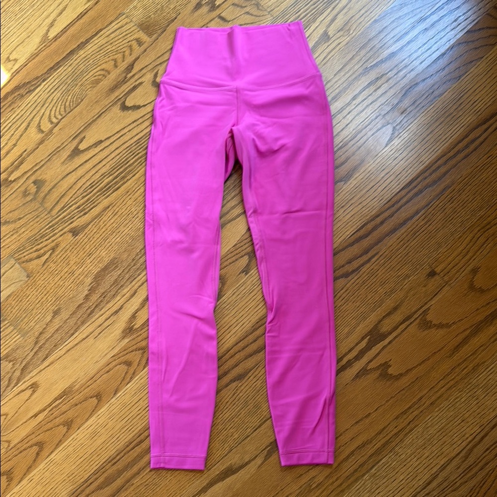 Sonic Pink Lululemon Leggings Size 2